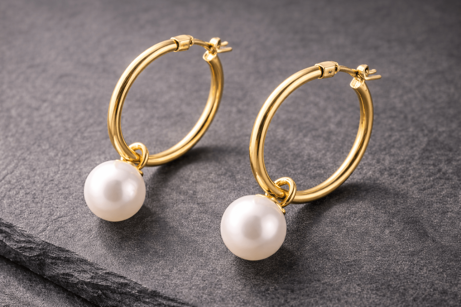 Integração de Argolas de Ouro com Pérolas