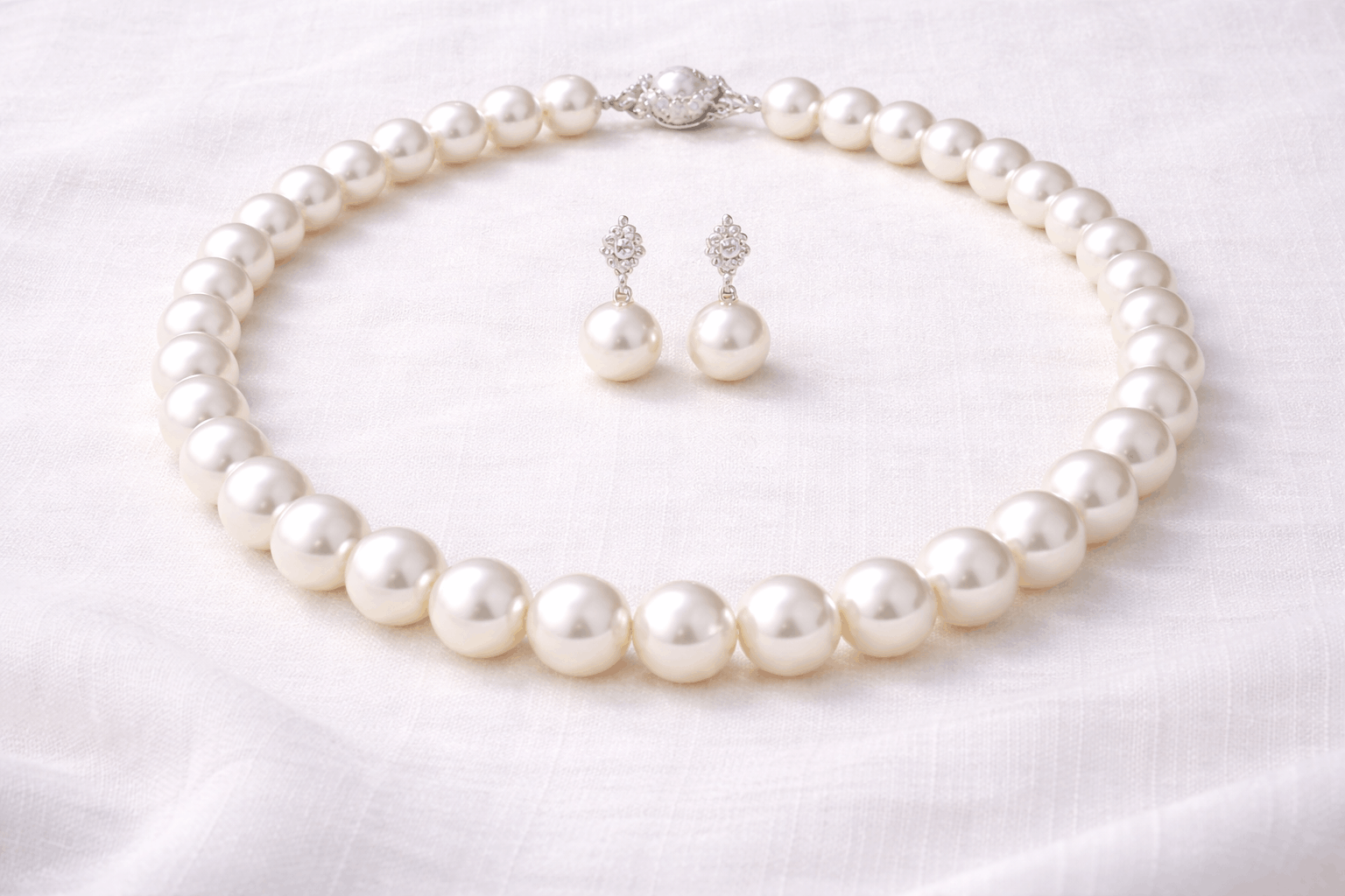 pearlsonly-blog-109-image-4-pearl - Conjunto de colar e brincos de pérolas brancas - Joias de Pérolas - pearlsonly