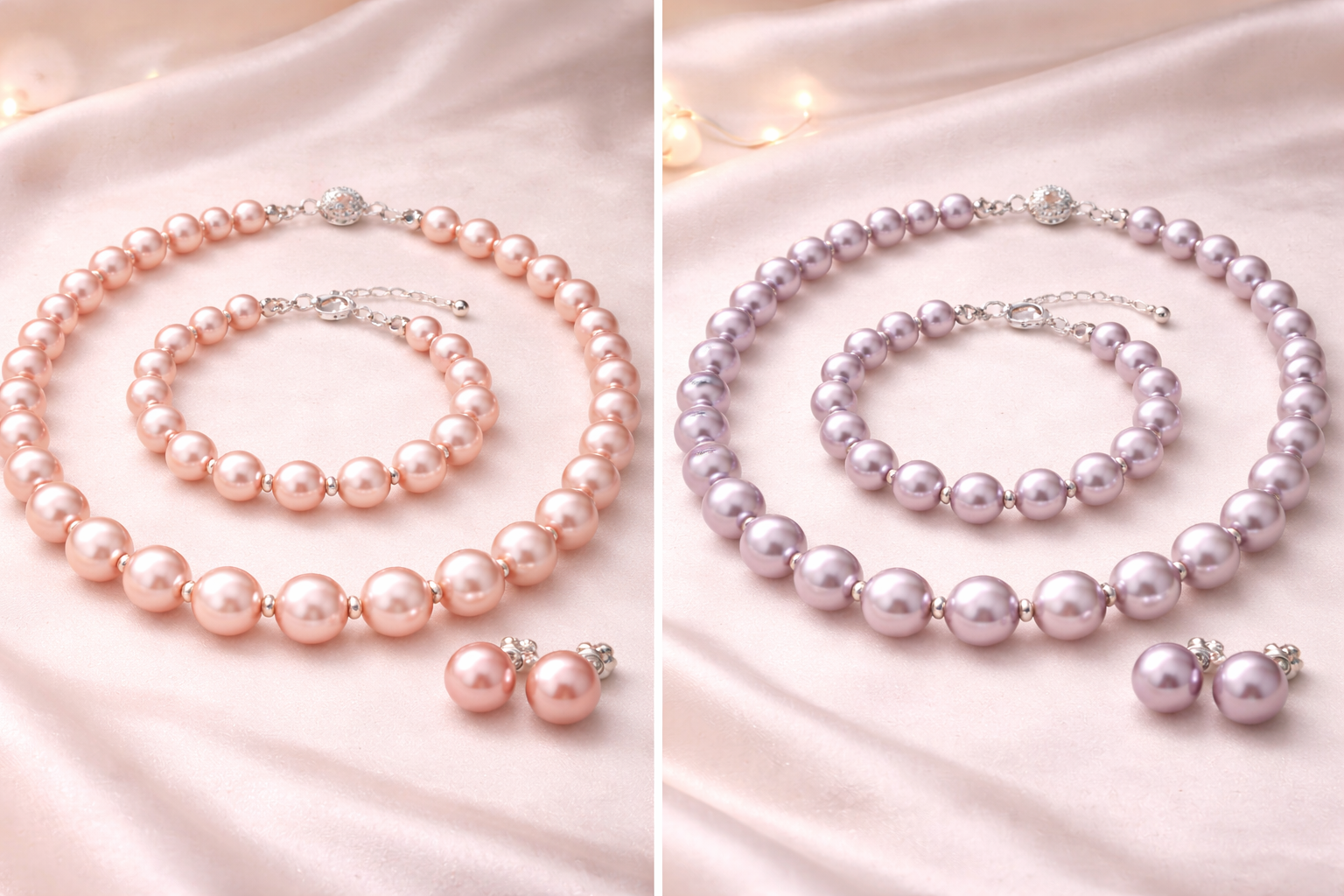 pearlsonly-blog-109-image-6-pearl - Conjunto de colar e brincos de pérolas rosa e lavanda - Joias de Pérolas - pearlsonly