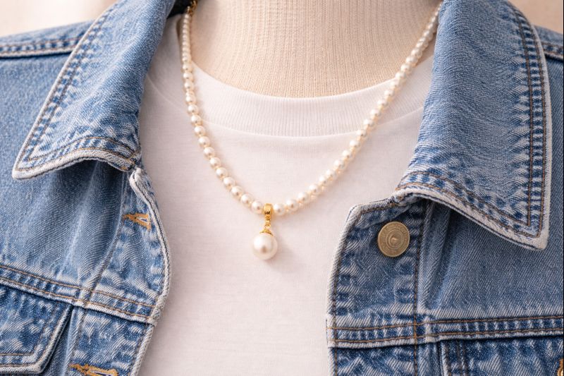 pearlsonly-blog-111-image-6-pearl - Estilo casual com colar de pérolas e pingente - Joias de Pérolas - pearlsonly