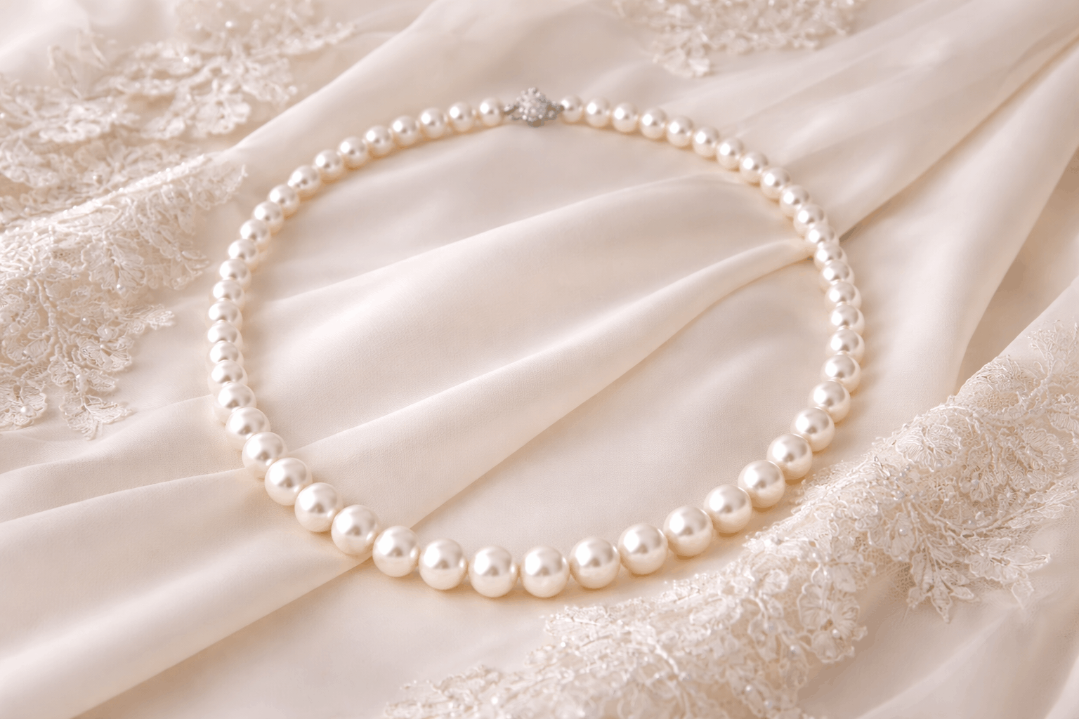 pearlsonly-blog-115-image-1-pearl - Por que colares de pérolas funcionam com vestidos de noiva - Joias de Pérolas - pearlsonly