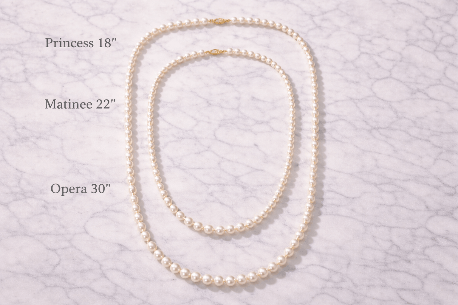 05. Comprimentos de Cordão para Colar de Pérolas nos EAU