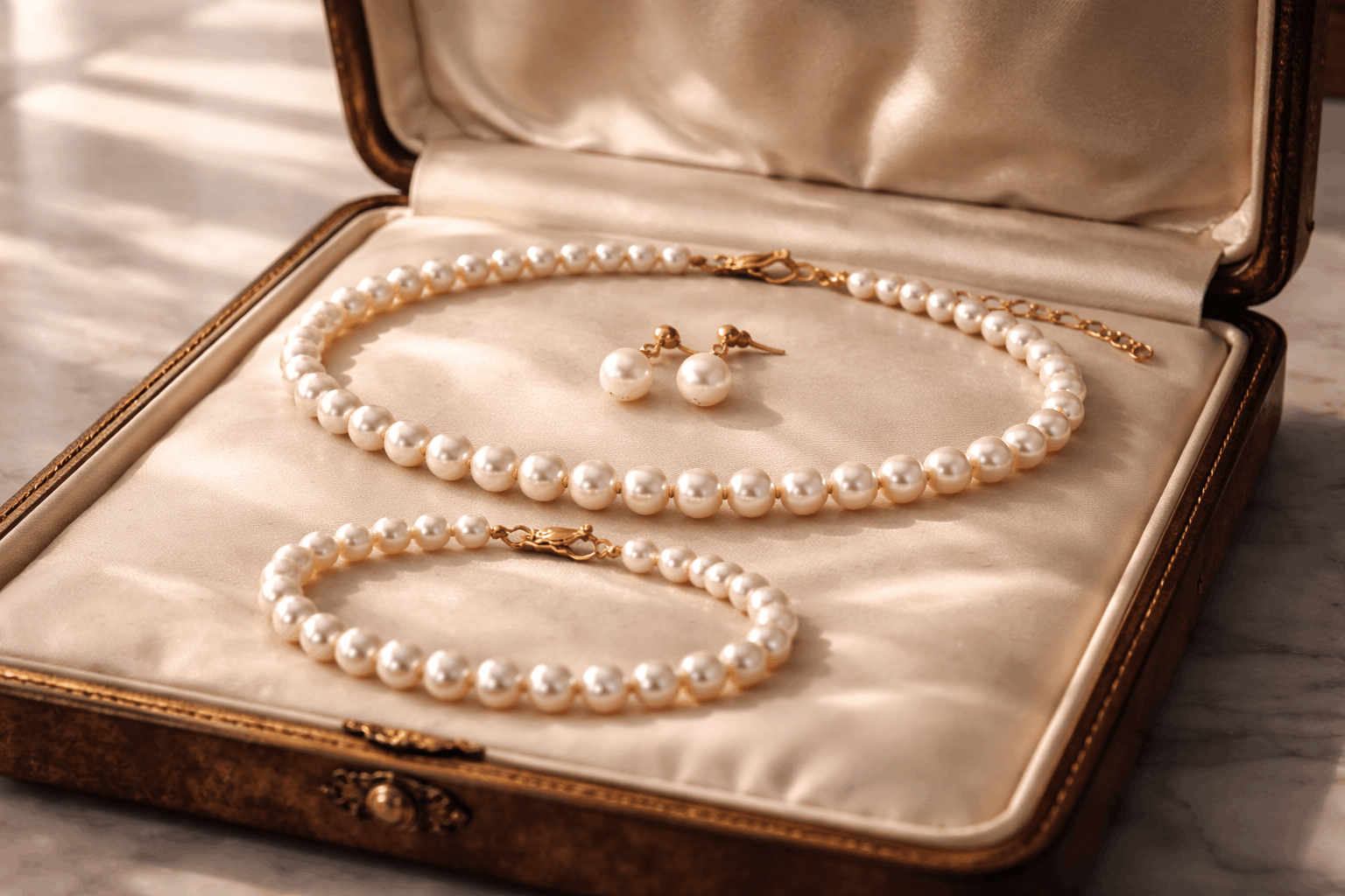 pearlsonly-blog-126-image-4-pearl - Conjuntos de pérolas brancas clássicos para noivas - Joias de Pérolas - pearlsonly