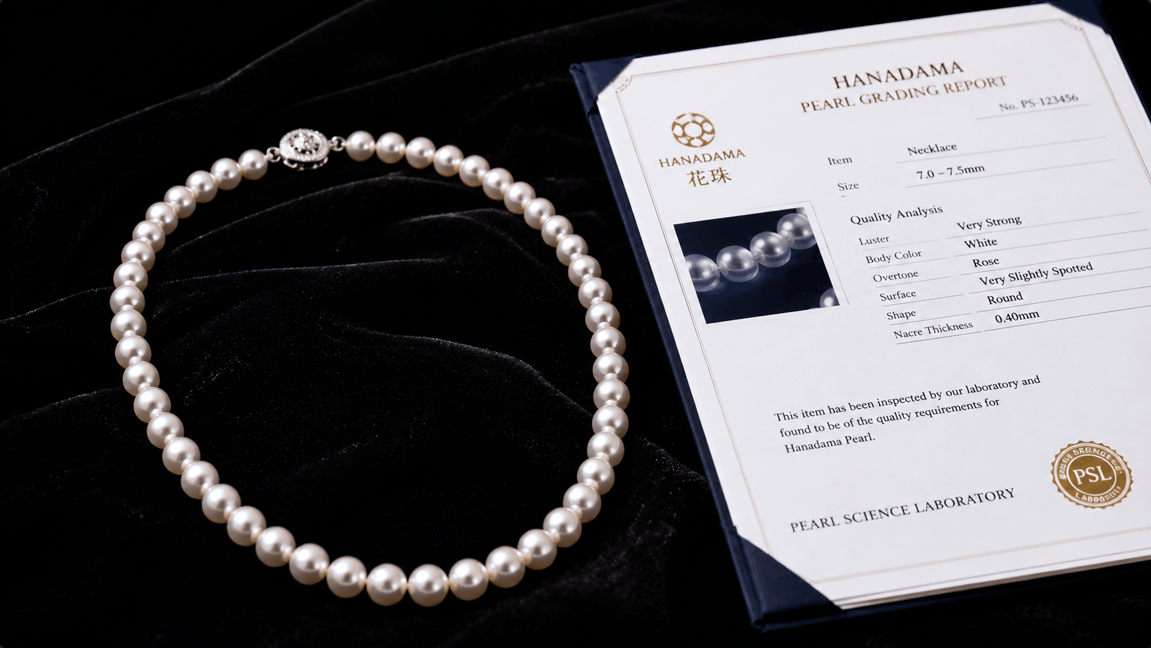 06. Hanadama — O Mais Fino Colar de Pérolas Akoya Japonesas Disponível