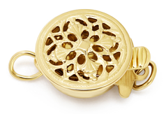 Fecho em Siena - Banhado a ouro
