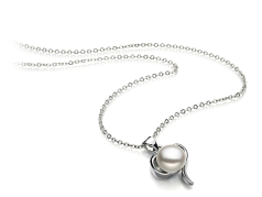 9-10mm Água doce Pingente em Promoção Branco