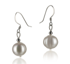 8-9mm Água doce Conjunto de brincos em Vendas Branco