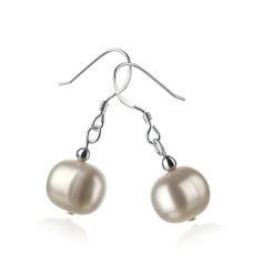 8-9mm Água doce Conjunto de brincos em Vendas Branco