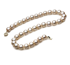 10.5-11.5mm Água doce Colar em Branco