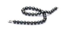 11-13.5mm taitiano Colar em Preto