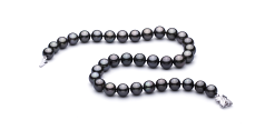 11.1-11.9mm taitiano Colar em Preto