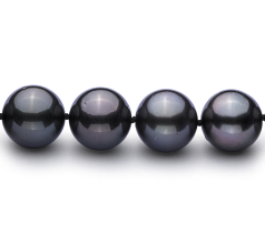 11.1-11.9mm taitiano Colar em Preto