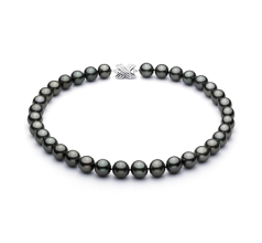 11.1-13.8mm taitiano Colar em Preto