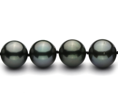 11.1-13.8mm taitiano Colar em Preto
