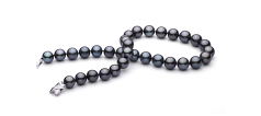 12-13.1mm taitiano Colar em Preto