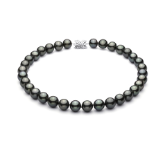 12-12.9mm taitiano Colar em Preto