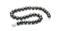 12-12.9mm taitiano Colar em Preto