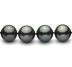 12-12.9mm taitiano Colar em Preto