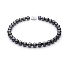12-12.9mm taitiano Colar em Preto