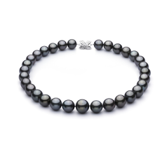 13.1-16mm taitiano Colar em Preto