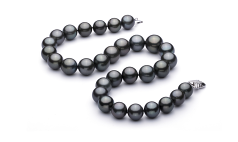 13.1-16mm taitiano Colar em Preto