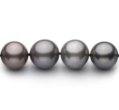 9.2-13.9mm taitiano Colar em Multicolorido