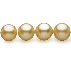 9-11.8mm Mar do Sul Colar em Ouro