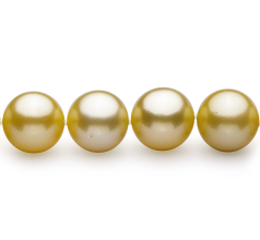 10.9-12.8mm Mar do Sul Colar em Ouro
