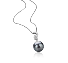 10-11mm taitiano Pingente em Eilidh Preto