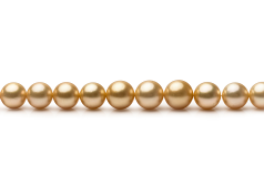 10.4-13.2mm Mar do Sul Colar em 18 polegadas Ouro