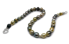 8-10mm taitiano Colar em 16 polegadas Multicolorido