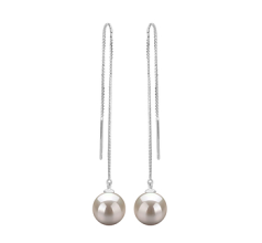 8-9mm Água doce Conjunto de brincos em Dottie Branco