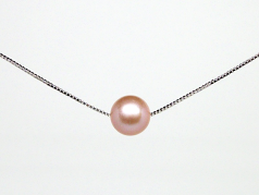 10-10.5mm Água doce Pingente em Rosa