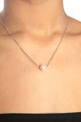 10.5-11mm Água doce Pingente em Branco