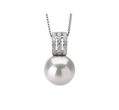12-13mm Água doce - Edison Pingente em `Colette` - `Collete` Branco