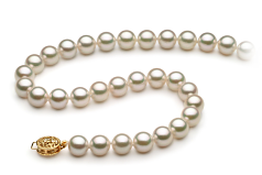 7.5-8mm Akoya japonesa Colar em Branco