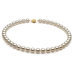 8.5-9mm Akoya japonesa Colar em Branco