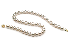8.5-9mm Akoya japonesa Colar em Branco