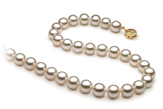 8.5-9mm Akoya japonesa Colar em Branco