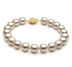 8.5-9mm Akoya japonesa Pulseira em Branco