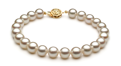 7.5-8mm Akoya japonesa Definir em Branco