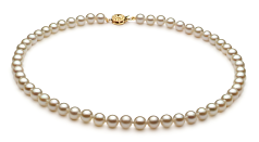 6.5-7mm Akoya japonesa Definir em Branco