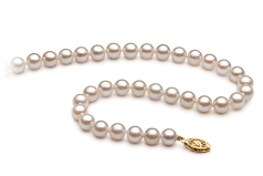 6-7mm Akoya Chinês Colar em Branco