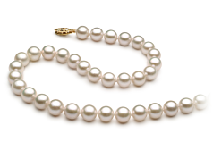 7-8mm Akoya Chinês Colar em Branco