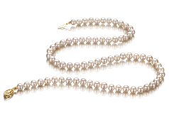 5-5.5mm Água doce Colar em Branco