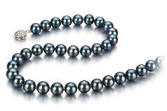8-8.5mm Akoya japonesa Colar em Preto