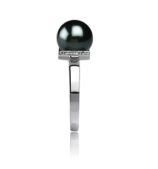8-9mm Akoya japonesa Anel em Francine Preto