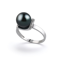 8-9mm Akoya japonesa Anel em Francine Preto