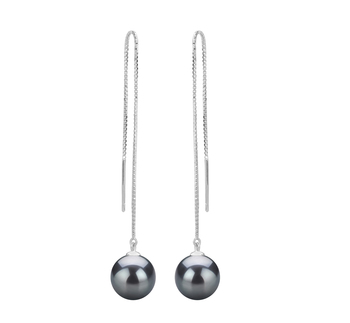 8-9mm Água doce Conjunto de brincos em Dottie Preto