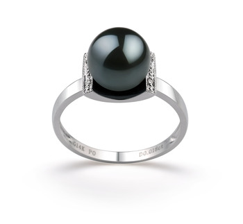 8-9mm Akoya japonesa Anel em Francine Preto